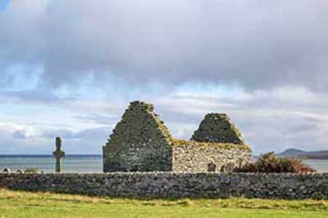 A photo of Kilnave Chapel.