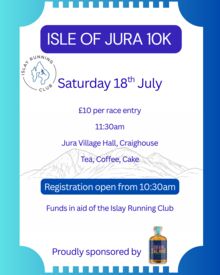 Isle of Jura 10k 18 July 2026